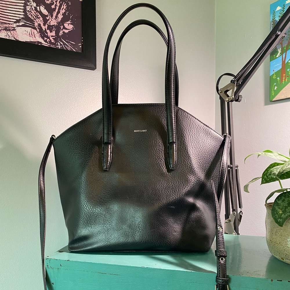 Matt & Nat black Baxter tote